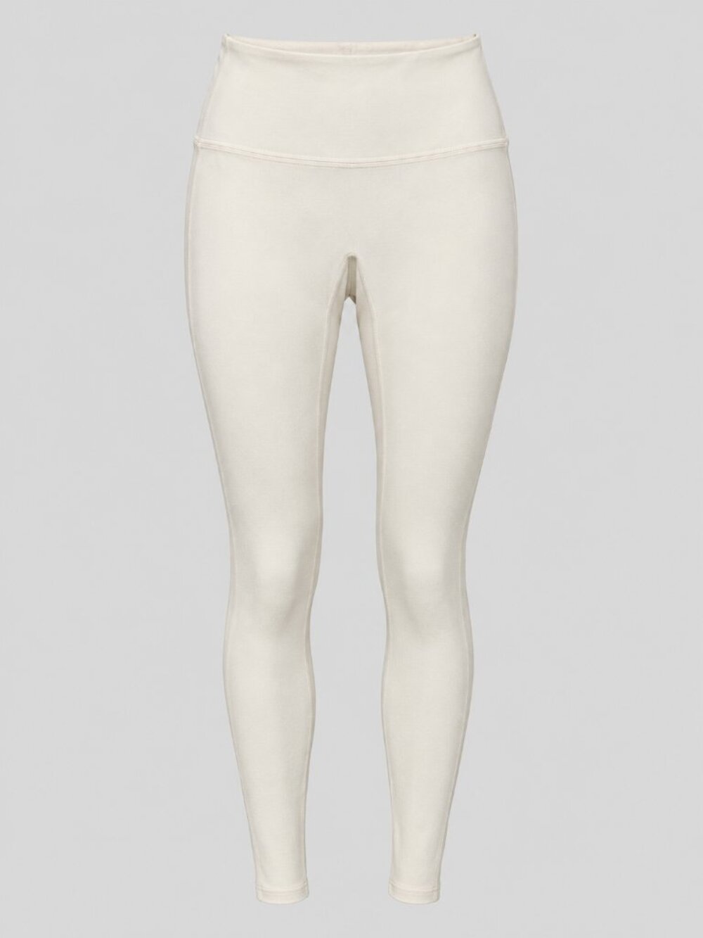 Garage Soft Cotton Clean High-Rise Leggings – Cream/Ivory Size S
